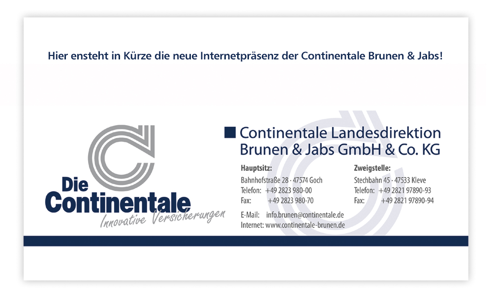 Hier entsteht eine neue Internetpräsenz
